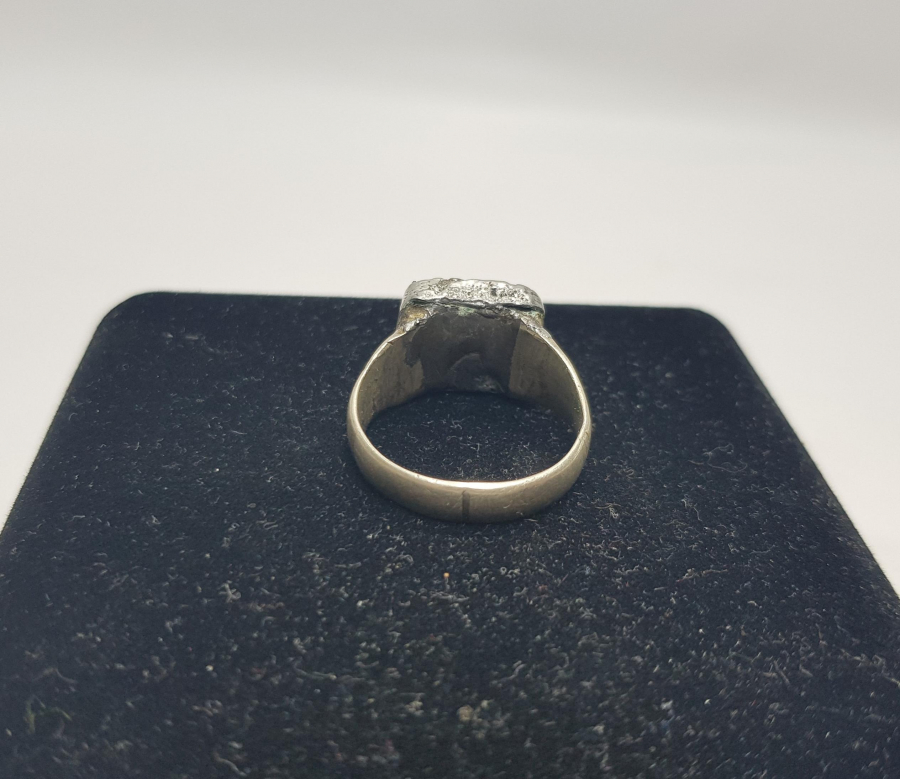 OSMANLI DÖNEMİ KANTAŞI GÜMÜŞ MÜHÜR YÜZÜK