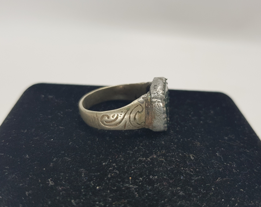 OSMANLI DÖNEMİ KANTAŞI GÜMÜŞ MÜHÜR YÜZÜK