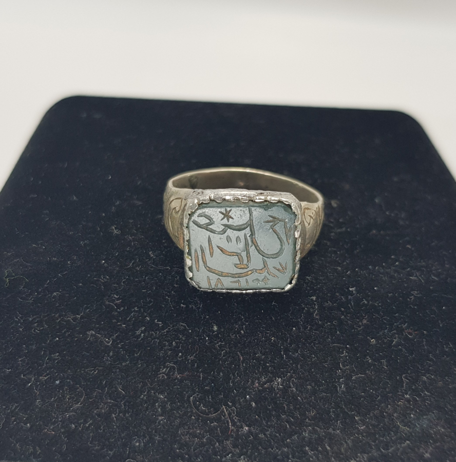 OSMANLI DÖNEMİ KANTAŞI GÜMÜŞ MÜHÜR YÜZÜK