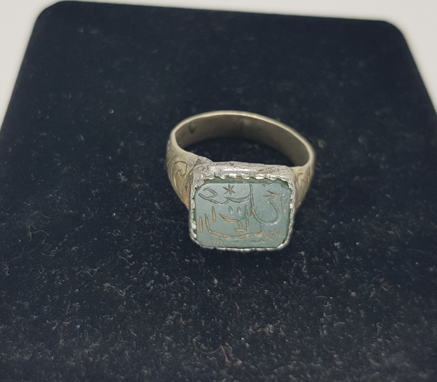 OSMANLI DÖNEMİ KANTAŞI GÜMÜŞ MÜHÜR YÜZÜK