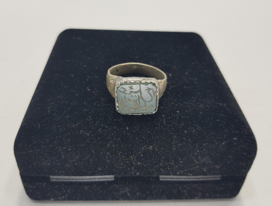 OSMANLI DÖNEMİ KANTAŞI GÜMÜŞ MÜHÜR YÜZÜK