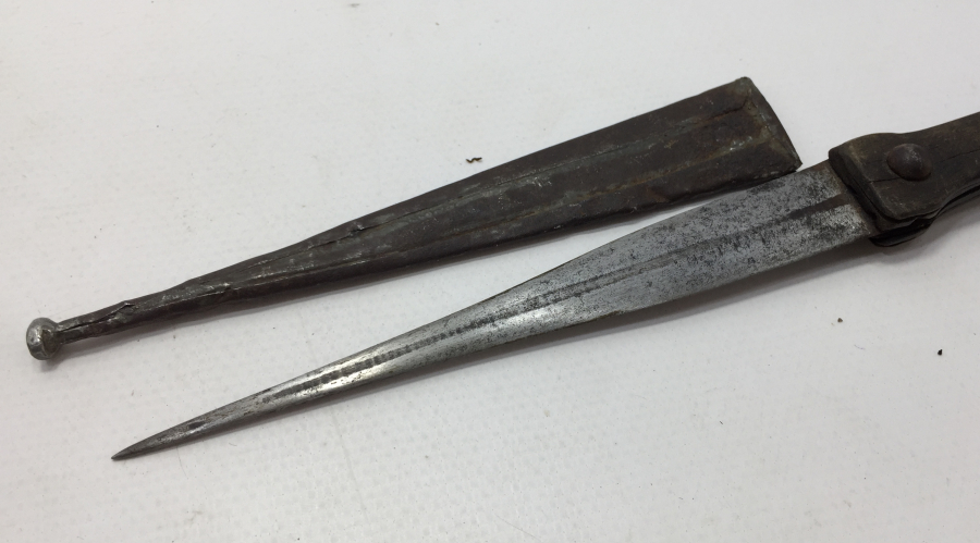 OSMANLI DÖNEMİ YILAN DİLLİ ÇERKES KAMASI