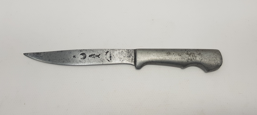 TÜRK BAYRAKLI VE BALIK RESİMLİ BIÇAK 