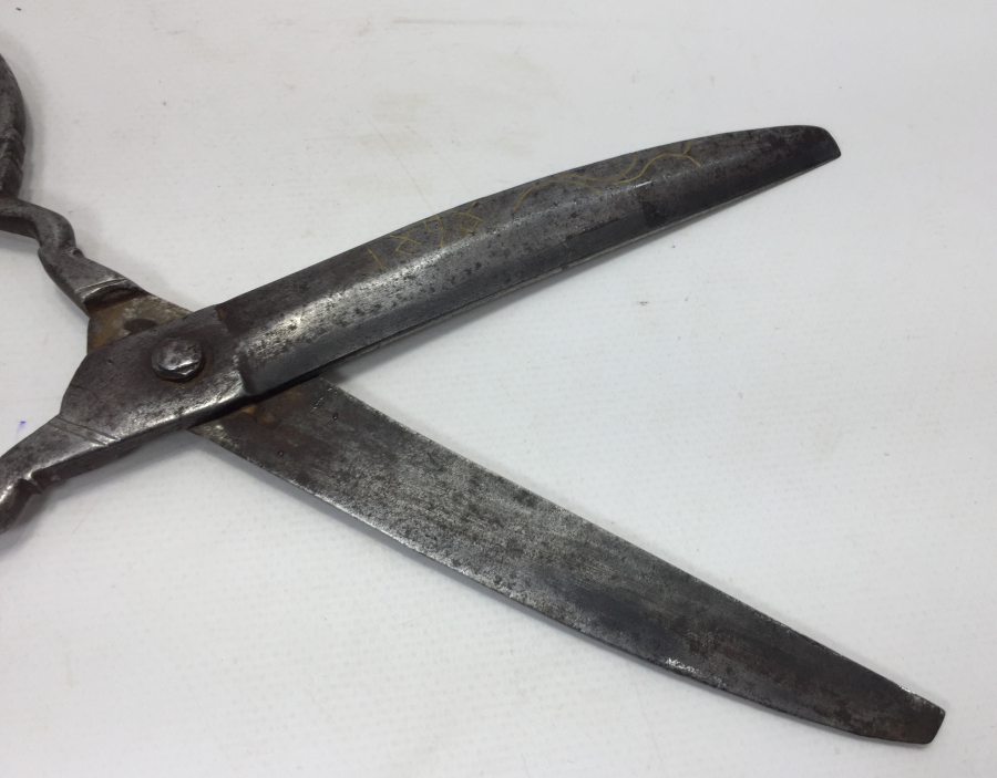 1898 TARİHLİ KOFGARİ İŞÇİLİKLİ BÜYÜK BOY MAKAS