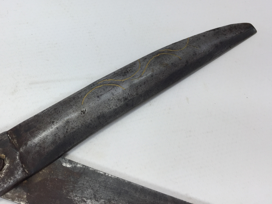 1898 TARİHLİ KOFGARİ İŞÇİLİKLİ BÜYÜK BOY MAKAS