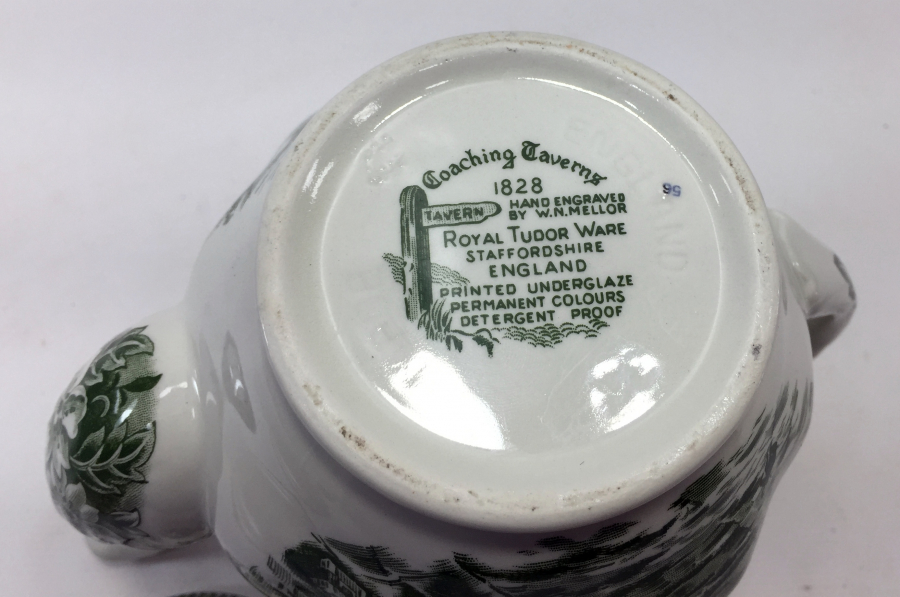 1920-30 LARDAN BÜYÜK BOY İNGİLİZ PORSELEN SÜTLÜK