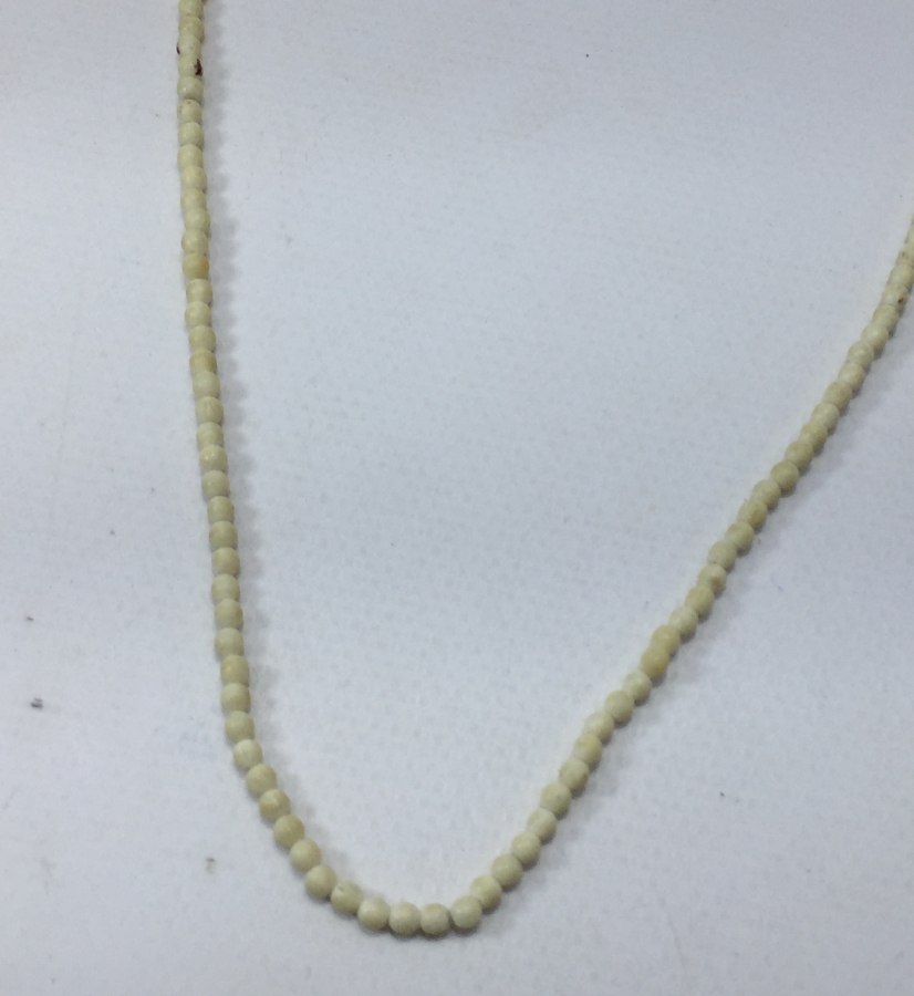 OSMANLI DÖNEMİ FİL DİŞİNDEN MAMUL KOLYE