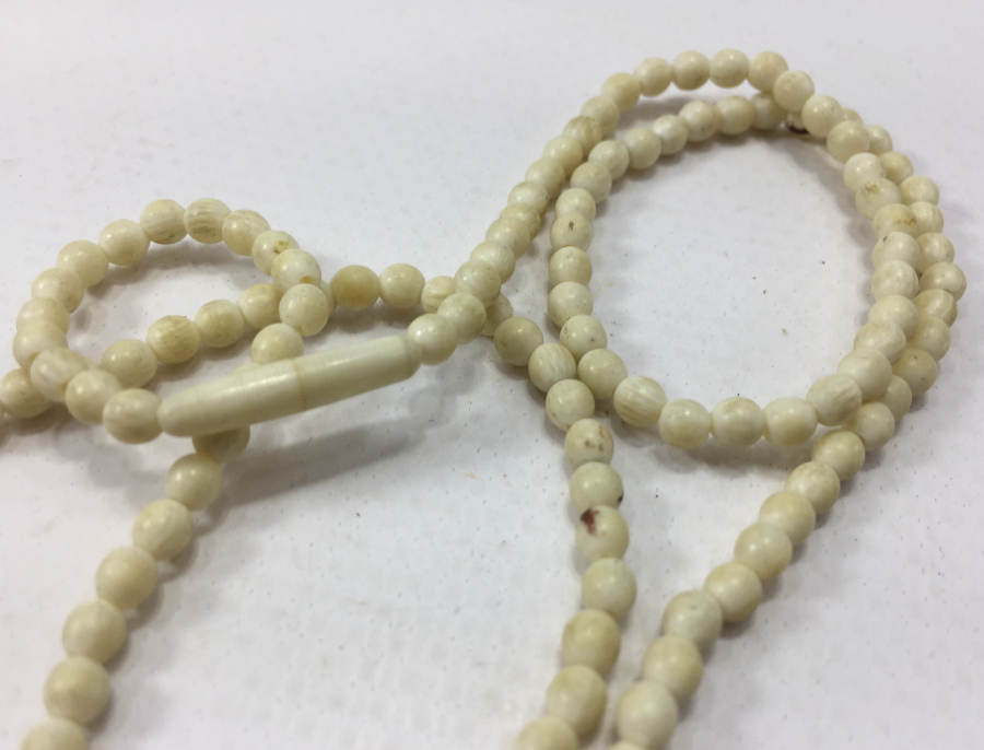 OSMANLI DÖNEMİ FİL DİŞİNDEN MAMUL KOLYE