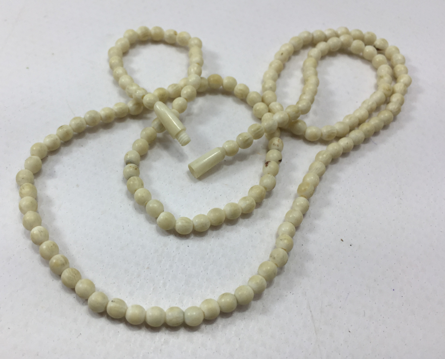 OSMANLI DÖNEMİ FİL DİŞİNDEN MAMUL KOLYE