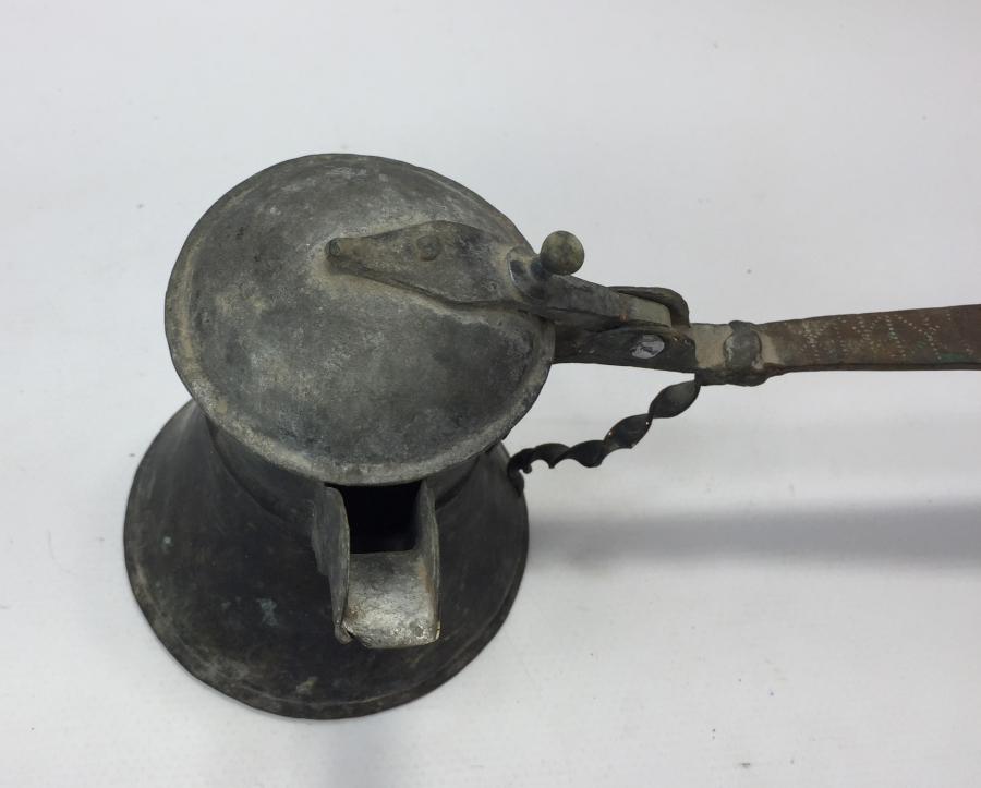 OSMANLI DÖNEMİ KAHVECİ İŞİ NADİR FORMDA CEZVE