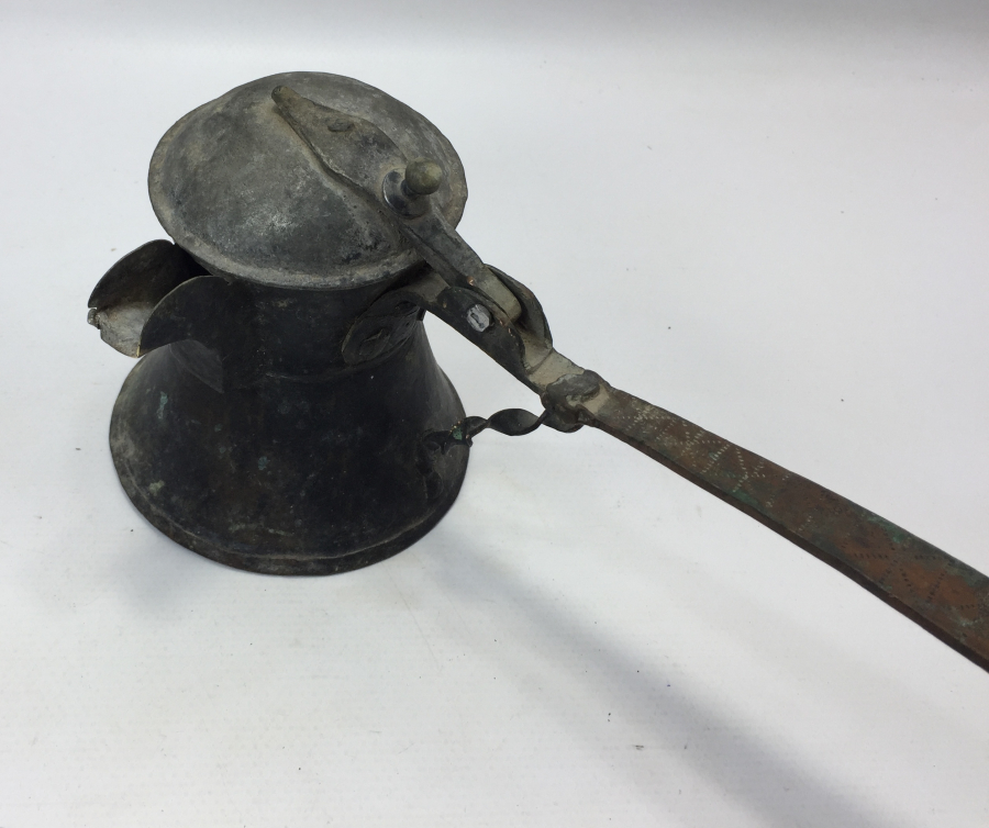 OSMANLI DÖNEMİ KAHVECİ İŞİ NADİR FORMDA CEZVE