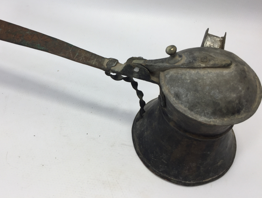 OSMANLI DÖNEMİ KAHVECİ İŞİ NADİR FORMDA CEZVE