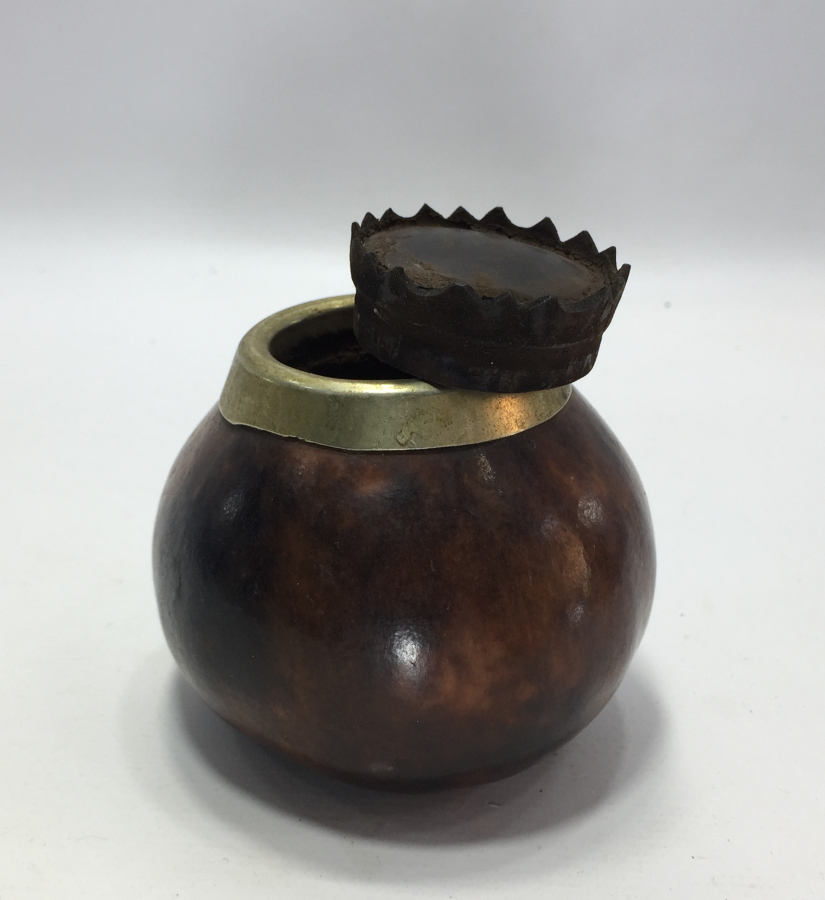 OSMANLI DÖNEMİ NADİR FORMDA TEKKE İŞİ ARMUDİ HATTAT HOKKASI