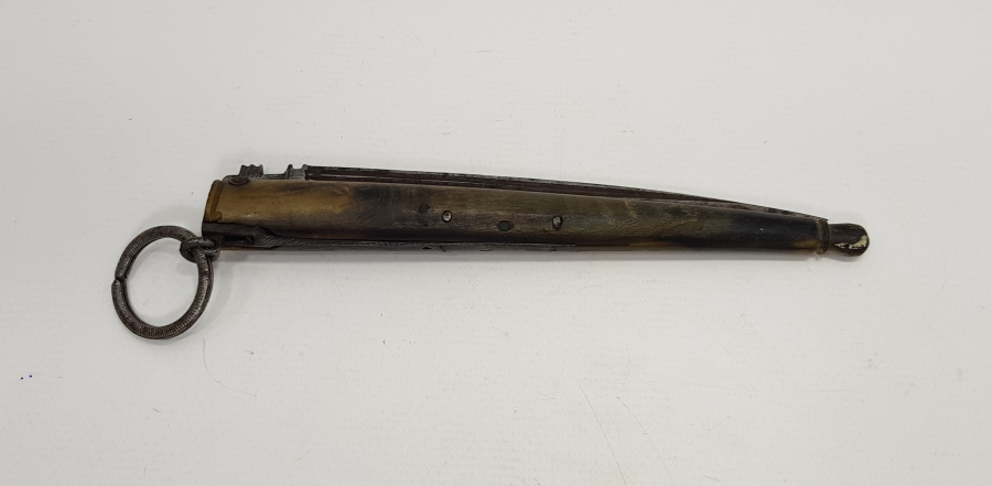 1. DÜNYA SAVAŞI CAN KARDASH YAZILI BOYNUZ SAPLI KAMA