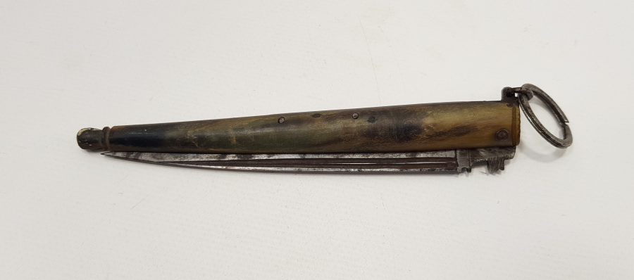 1. DÜNYA SAVAŞI CAN KARDASH YAZILI BOYNUZ SAPLI KAMA