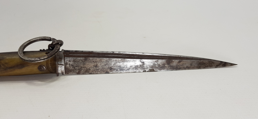 1. DÜNYA SAVAŞI CAN KARDASH YAZILI BOYNUZ SAPLI KAMA