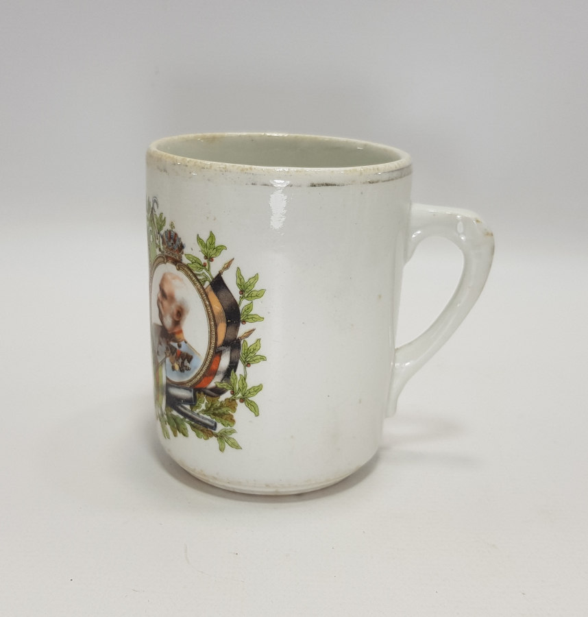 1. DÜNYA SAVAŞI İTTİFAK LİDERLER GÖRSELLİ PORSELEN BARDAK 