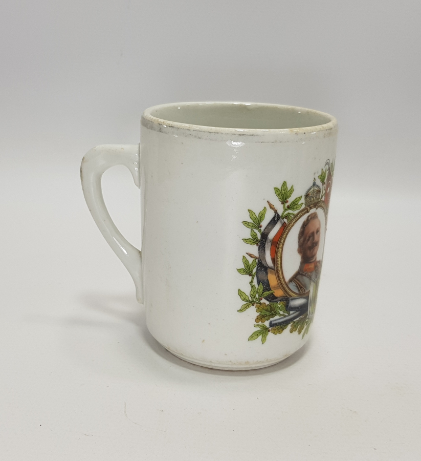 1. DÜNYA SAVAŞI İTTİFAK LİDERLER GÖRSELLİ PORSELEN BARDAK 