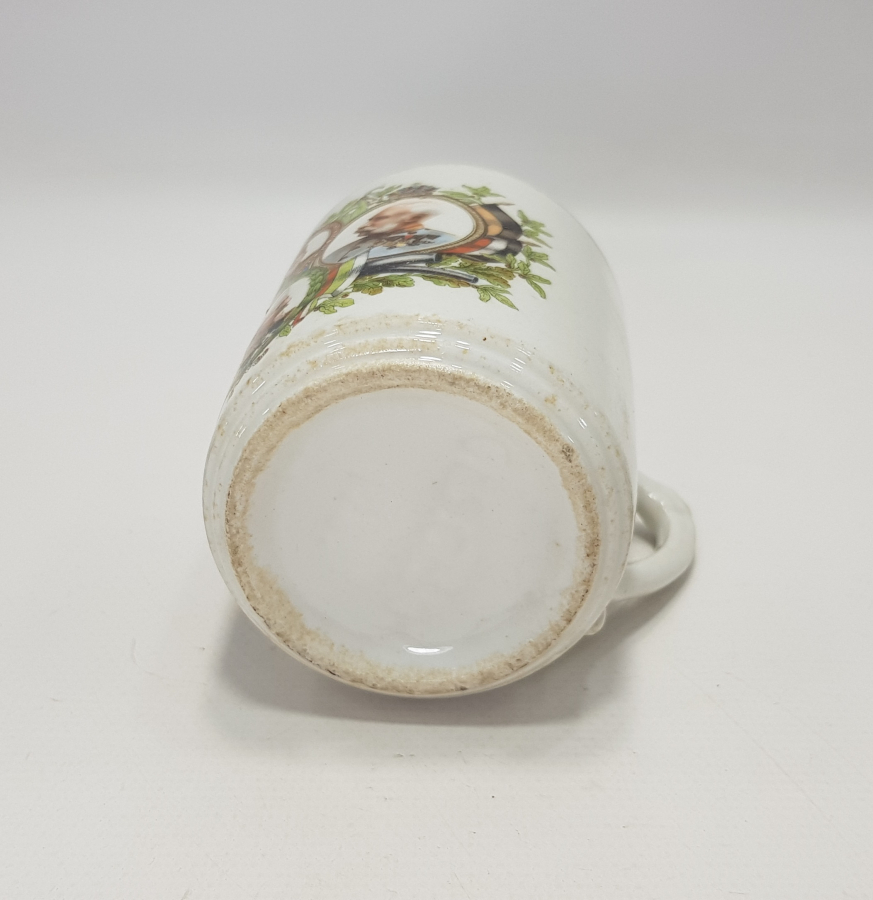 1. DÜNYA SAVAŞI İTTİFAK LİDERLER GÖRSELLİ PORSELEN BARDAK 