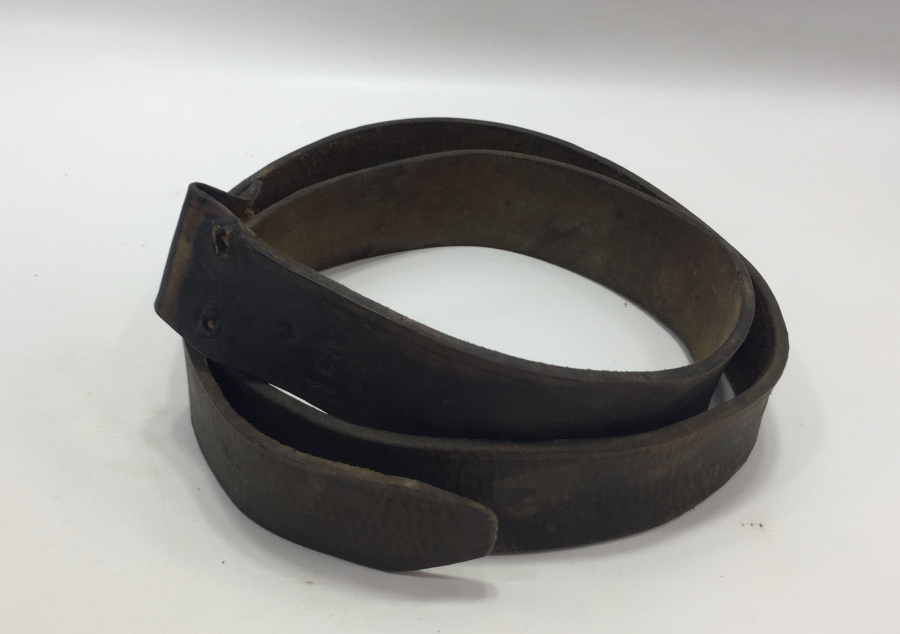 1. DÜNYA SAVAŞI ÜZERİ YAZILI SUBAY KEMERİ