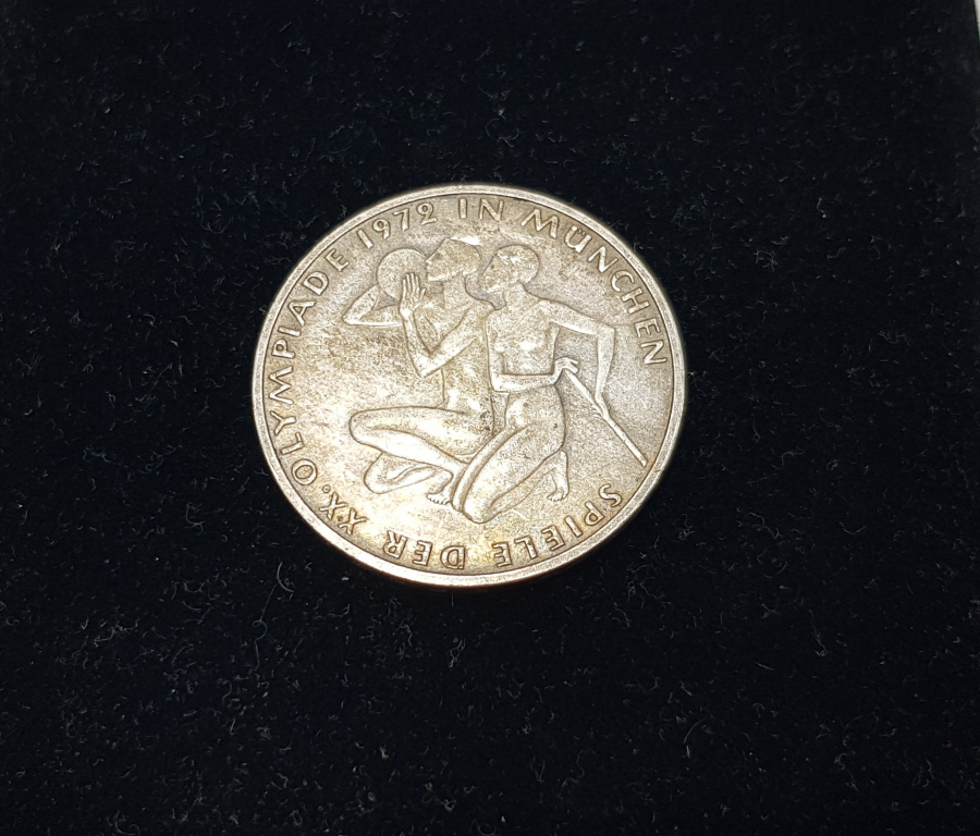 1972 BERLİN OLİMPİYATLARI HATIRA GÜMÜŞ 10 MARK