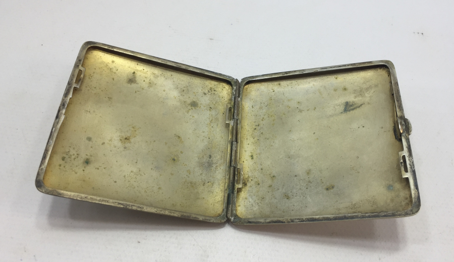 ALPAKADAN MAMUL SİGARA TABAKASI