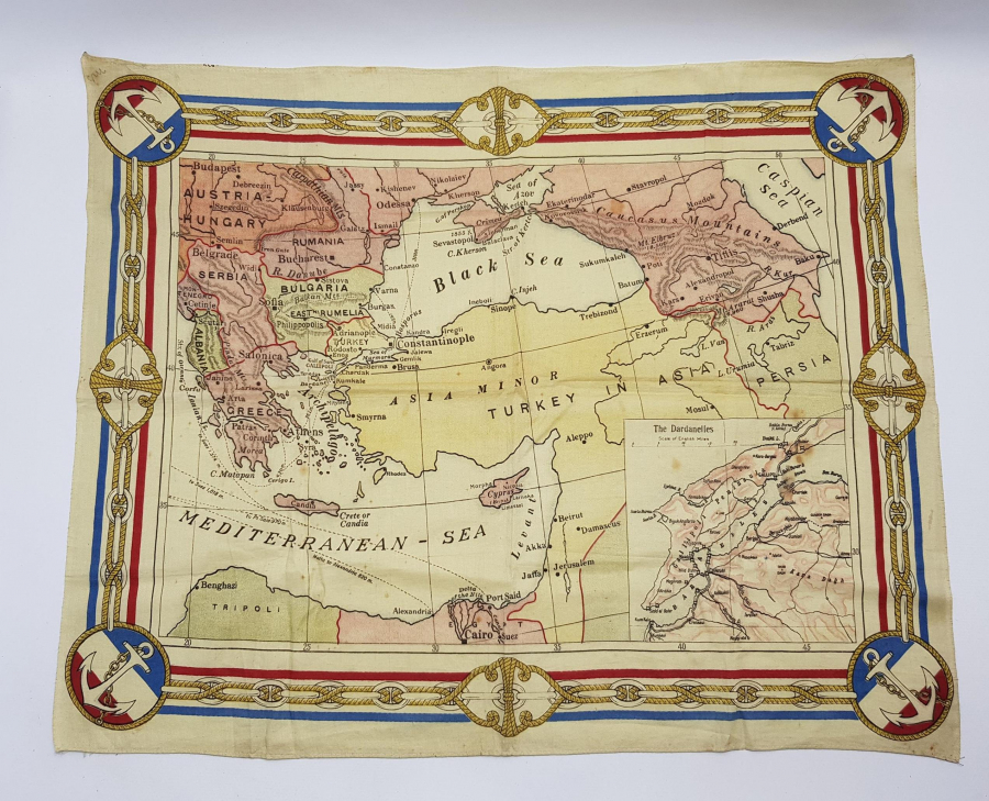 ÇANAKKALE SAVAŞI HATIRA MENDİL - ÇOK NADİR 