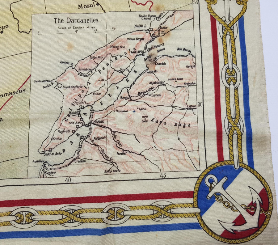 ÇANAKKALE SAVAŞI HATIRA MENDİL - ÇOK NADİR 