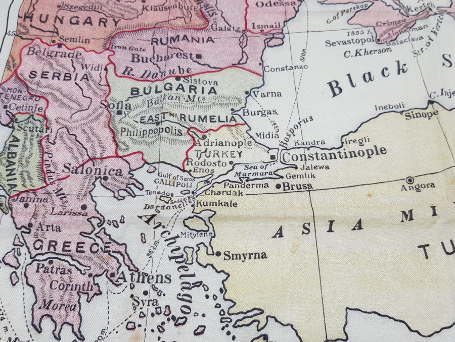 ÇANAKKALE SAVAŞI HATIRA MENDİL - ÇOK NADİR 