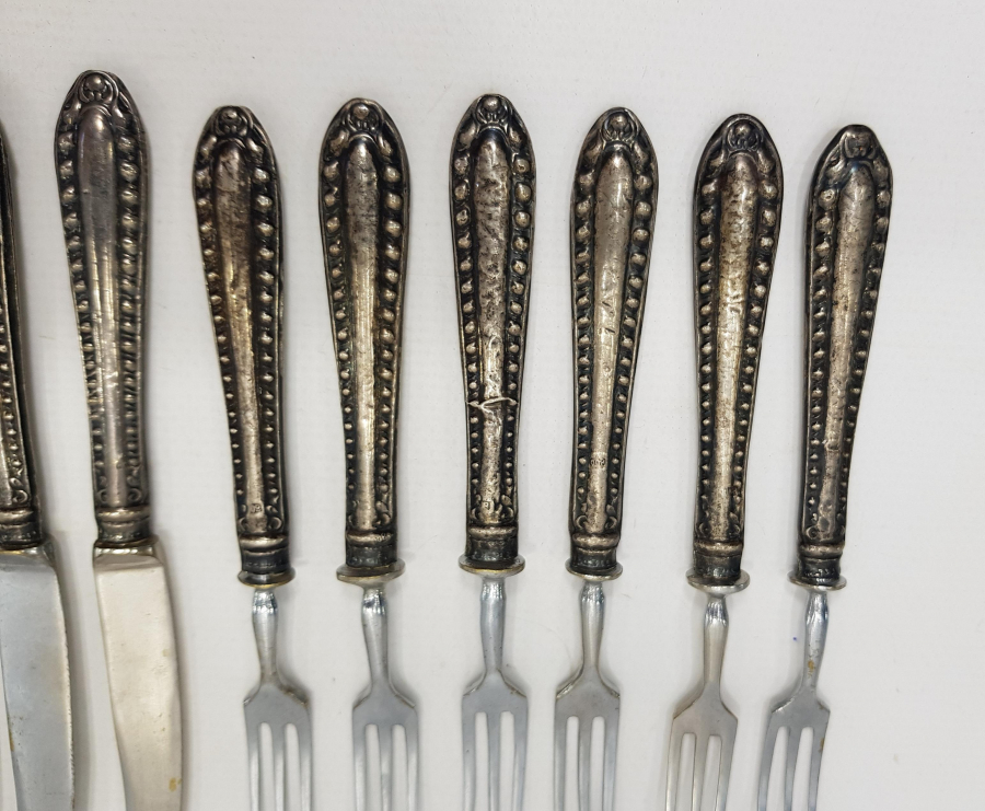 GÜMÜŞ ÇATAL BIÇAK TAKIMI 