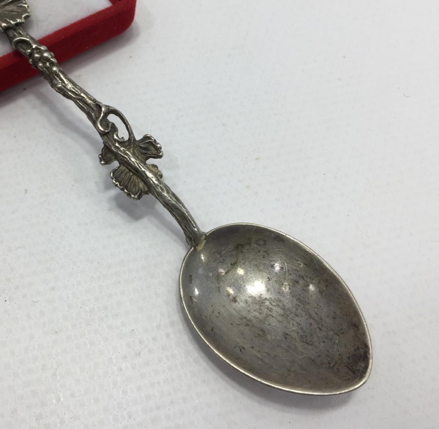 KABARTMA İŞÇİLİKLİ GÜMÜŞ DONDURMA KAŞIĞI