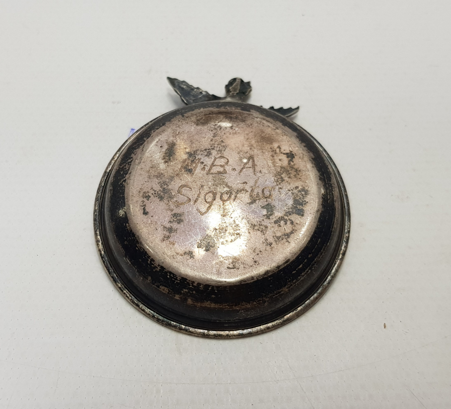 KUŞ APLİKELİ GÜMÜŞ İKRAMLIK 