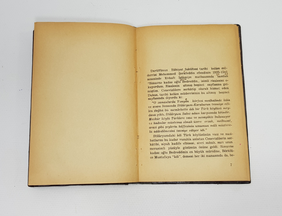 NAZIM HİKMET İLK BASKI KİTAP: ŞEYH BEDRETTİN DESTANI 