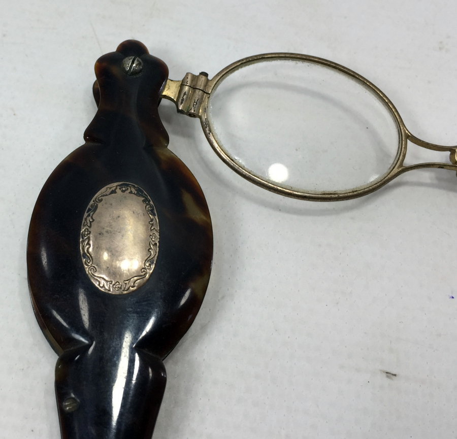 OSMANLI DÖNEMİ BAĞA ÜZERİ ALTINLI NADİR GÖZLÜK