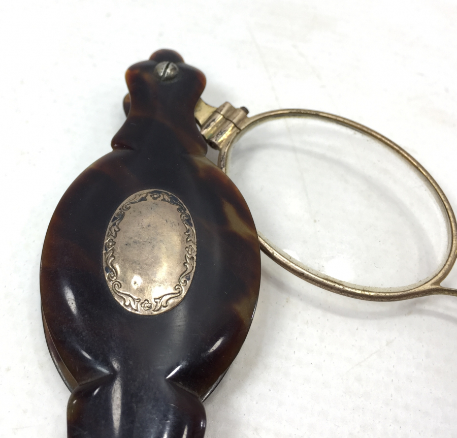 OSMANLI DÖNEMİ BAĞA ÜZERİ ALTINLI NADİR GÖZLÜK