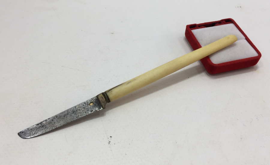 OSMANLI DÖNEMİ DAMGALI HATTAT BIÇAĞI