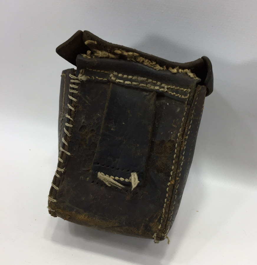 OSMANLI DÖNEMİ DERİDEN MAMUL ASKER İŞİ MAVZER KÜTÜKLÜĞÜ