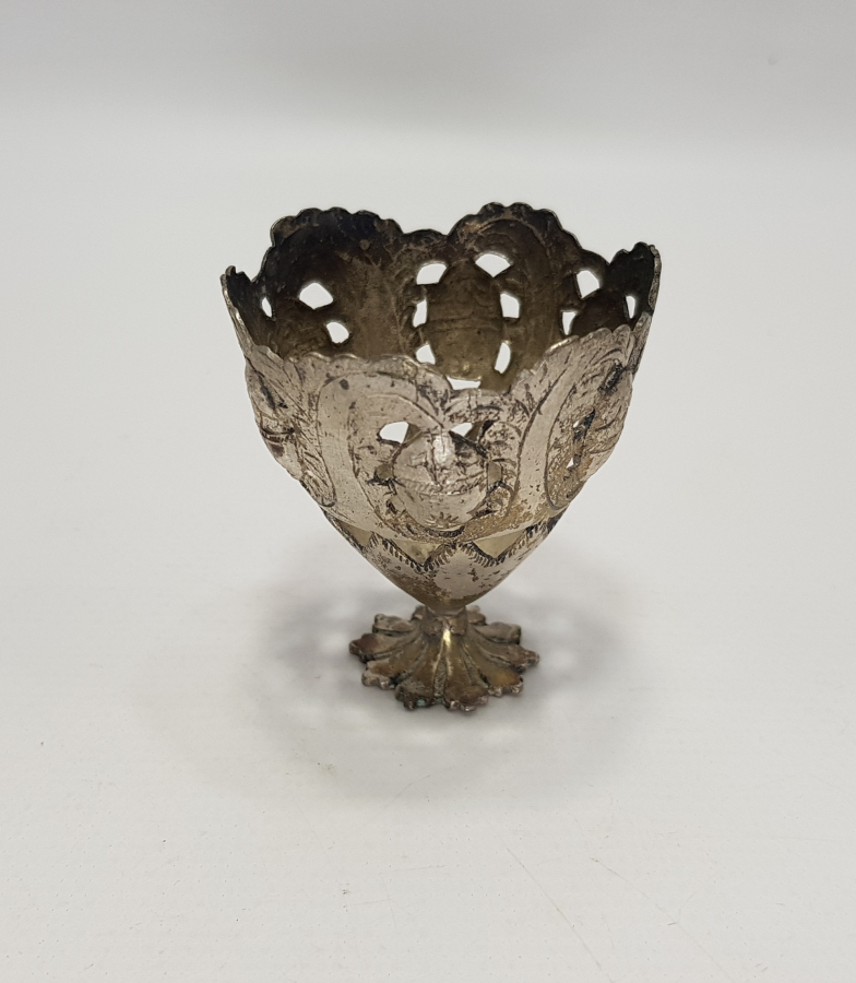 OSMANLI DÖNEMİ GÜMÜŞ FİNCAN ZARFI 