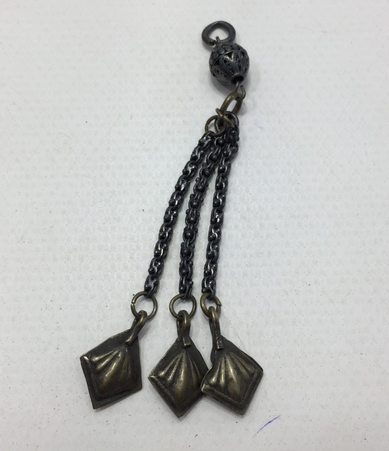 OSMANLI DÖNEMİ GÜMÜŞ TESBİH PÜSKÜLÜ