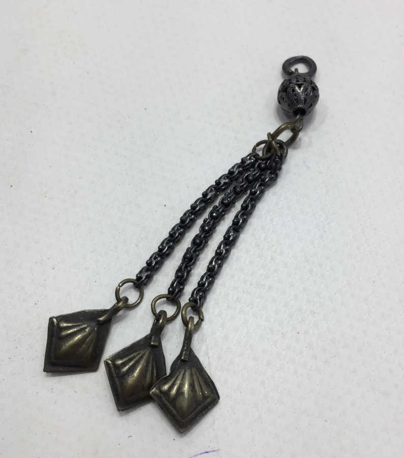 OSMANLI DÖNEMİ GÜMÜŞ TESBİH PÜSKÜLÜ