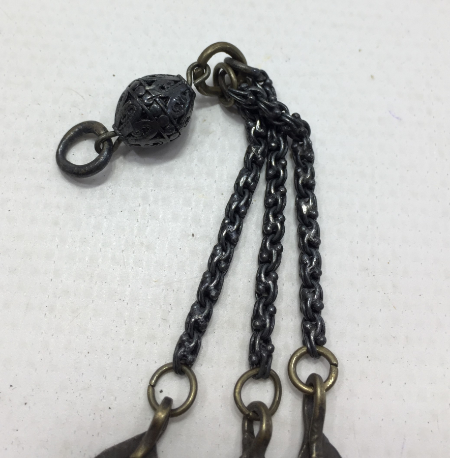 OSMANLI DÖNEMİ GÜMÜŞ TESBİH PÜSKÜLÜ