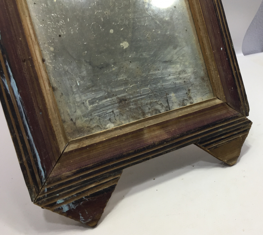 OSMANLI DÖNEMİ İŞLEMELİ TAŞ AYNALI GELİN AYNASI