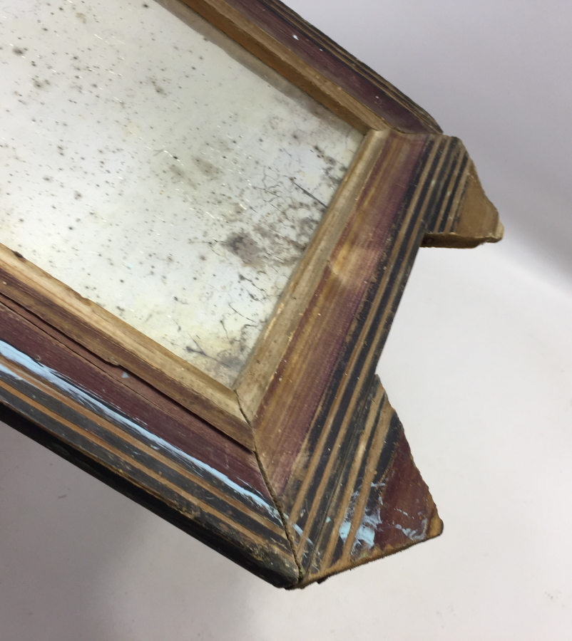 OSMANLI DÖNEMİ İŞLEMELİ TAŞ AYNALI GELİN AYNASI