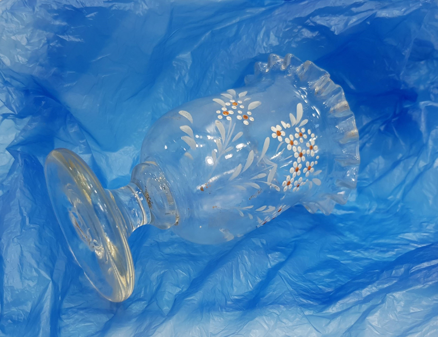 OSMANLI DÖNEMİ MİNELİ BEYKOZ KAŞIKLIK 