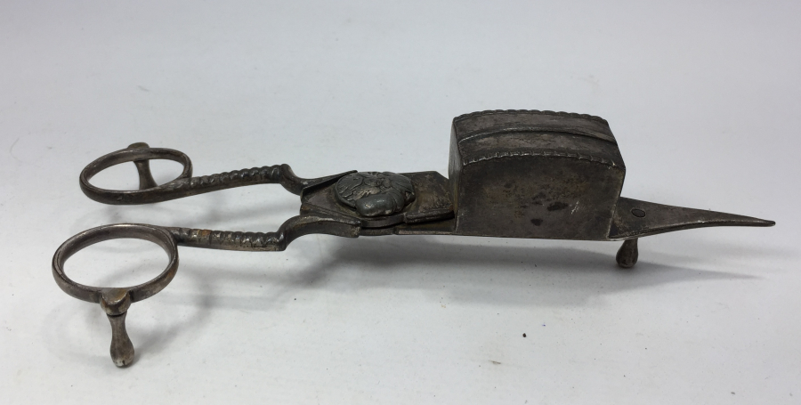 OSMANLI DÖNEMİ NADİR FORMDA MUM MAKASI