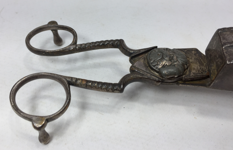 OSMANLI DÖNEMİ NADİR FORMDA MUM MAKASI