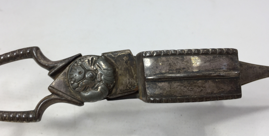 OSMANLI DÖNEMİ NADİR FORMDA MUM MAKASI