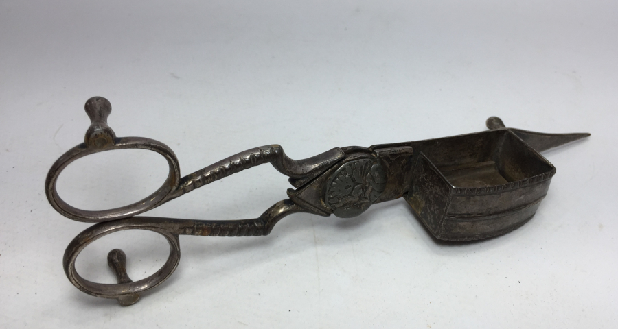 OSMANLI DÖNEMİ NADİR FORMDA MUM MAKASI