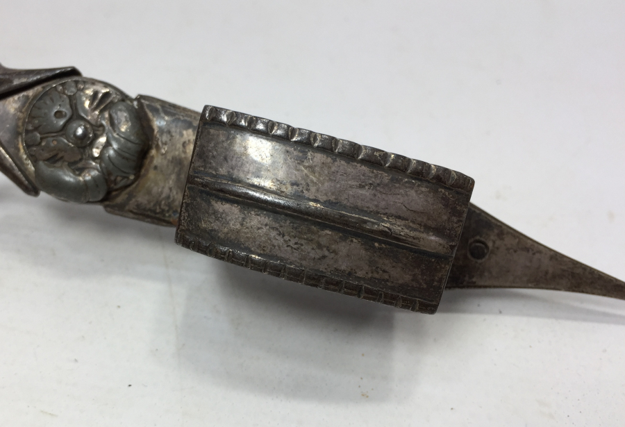 OSMANLI DÖNEMİ NADİR FORMDA MUM MAKASI