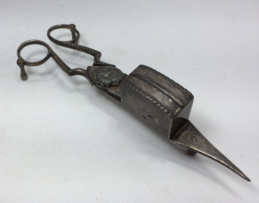 OSMANLI DÖNEMİ NADİR FORMDA MUM MAKASI